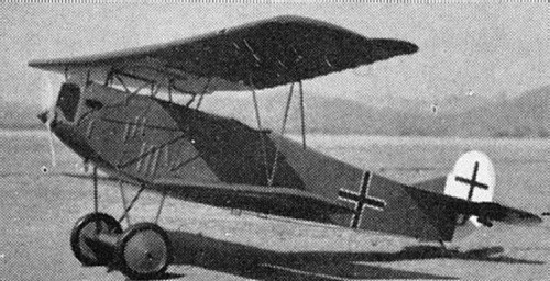 Bauplan fokker vii - d,