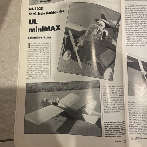 Bauplan für motorflugzeug - motorflugzeug, ul