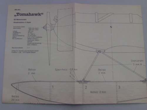 Motormodell tomahawk - rc-motormodell,