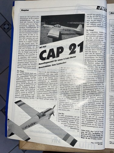 Bauplan für motorflugzeug cap - für,