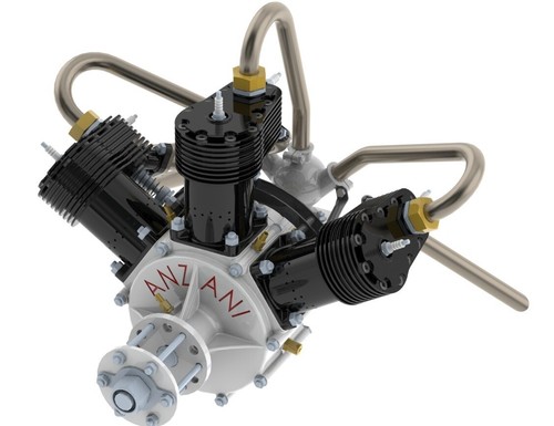 Bauplan anzani motor 120 - bauplan,