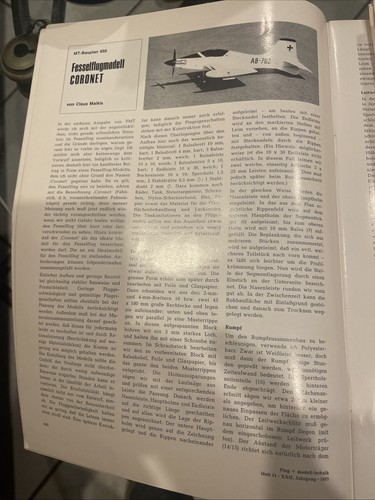 Bauplan für motorflugzeug - bauplan,