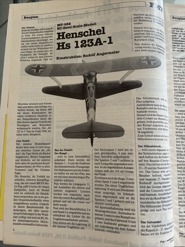 Bauplan für motor flugzeug - bauplan,