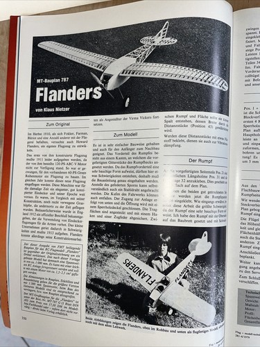 Bauplan für motorflugzeug - bauplan,