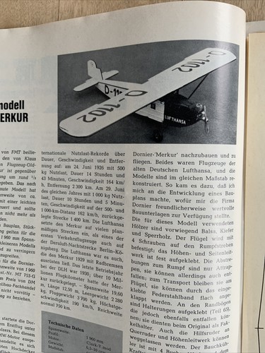 Bauplan für motorflugzeug - bauplan,