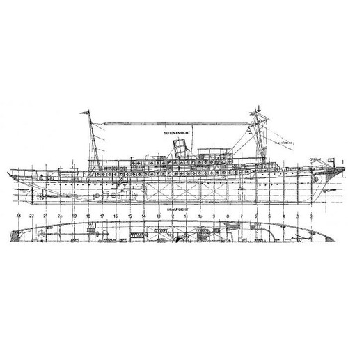 Bauplan motorjacht - bauplan,