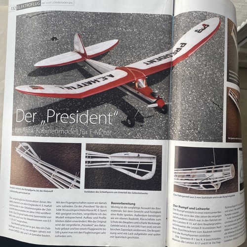 Bauplan für motorflugzeug - bauplan,