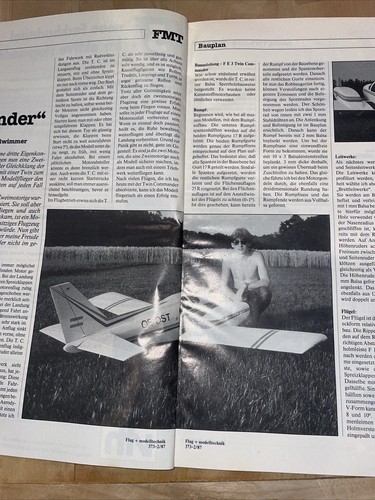 Bauplan für motorflugzeug - bauplan,