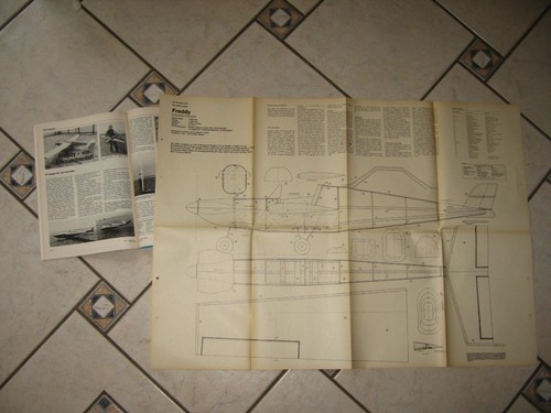 Bauplan für motorflieger - bauplan,